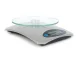 Electronic Kitchen Scale with Glass Platform and LCD Display, 5 kg / 1 g