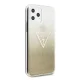 Guess GUHCN65SGTLGO iPhone 11 Pro Max Case Glitter Triangle, Gold