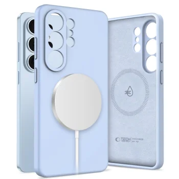 Tech-Protect Silicone MagSafe Case for Samsung Galaxy S26 Ultra - Blue