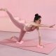 Розовые подушки для йоги и фитнеса под колени и локти (2 шт.)
