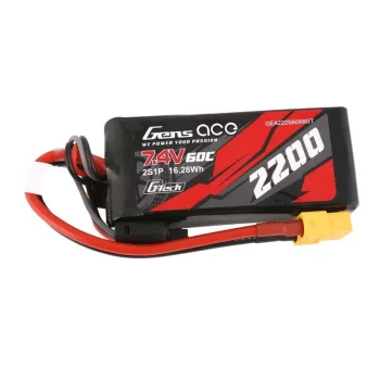 Gens Ace G-Tech LiPo 2200mAh 7.4V 60C 2S1P XT60 Battery
