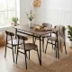 Dining Table Set for 4 OSLO Kitchen Table and Chairs ModernHome
