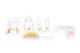 Ecotoys W08H102B Wooden Kids Dressing Table with Mirror and Stool