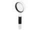 Classic Magnifying Glass with 50mm Glass Lens, 7x Magnification, Black/White