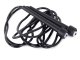 Adjustable Fitness Crossfit Box Skipping Jumping Speed Rope, Black