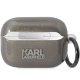 Karl Lagerfeld AirPods Pro 2 Case KLAP2HNKCTGK Black Glitter NFT Karl&Choupette