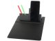 Mouse Pad with Wireless Charger and Organizer, Black