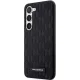 Karl Lagerfeld Samsung Galaxy S23+ Case Saffiano Mono Metal Logo Black