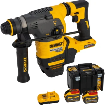 DeWalt DCH333X2-QW Cordless Combi Hammer SDS-Plus 54V 3.5J with 2 Batteries and Case