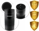 Berdsen BD-784 Vacuum Flask with Straw 590 ml, Black