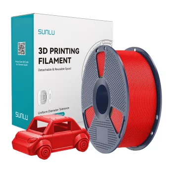 Sunlu PETG 3D Printer Filament, Red (PETG R)