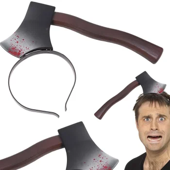 Halloween Axe Headband, Brown