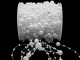 White Pearl Christmas Tree Garland 5m 8mm