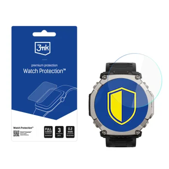 3mk Watch Protection FlexibleGlass Hybrid Glass for Amazfit T-Rex Ultra 2, 3 Pack