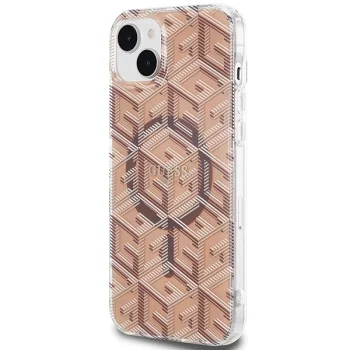 Guess iPhone 15 / 14 / 13 Case IML GCube MagSafe, Brown