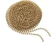 Gold Bead Garland for Christmas Tree 5m