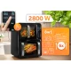 Dual Chamber Vertical Air Fryer 12L Berdsen 2800W BD-664