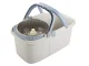 360° Spin Mop and Bucket Set with 2 Microfiber Pads, Ecru