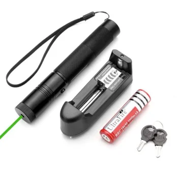 Green Laser Pointer + Battery Charger