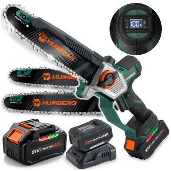 Humberg Hm-437 Cordless Chainsaw 4.0Ah 10" 8"