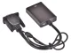 VGA to HDMI Adapter with 3.5mm Audio and USB, Full HD, Black