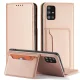 Magnet Card Case Wallet for Samsung Galaxy A13 5G, Pink