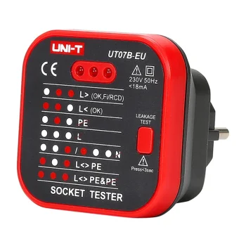 UNI-T UT07B-EU Power Outlet Tester with RCD Test