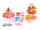 Cutting Birthday Cake Toy Set with Play Food & Accessories 76 pcs