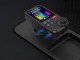 Bluetooth 5.0 FM Transmitter with Hands-Free, USB QC, TF, Bass, LCD, 12-24V, Black
