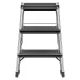 Hailo Master D70 Double-Sided Folding Step Stool, 2x3 Steps