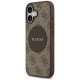 Guess 4G Circle Classic Logo MagSafe Phone Case Cover iPhone 17 - brown