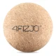 4FIZJO Cork Massage Ball for Deep Tissue Release 6.5 cm