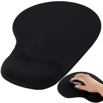 Ergonomic Gel Mouse Pad with Pillow, 23x19 cm