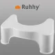 Ruhhy Squatting Toilet Stool for Healthy Bowel Movements 21852, White