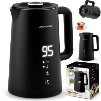 Electric Kettle Berdsen BD-709, 1.7 L, Black