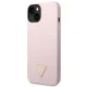 Guess Silicone Triangle Case for iPhone 14 Plus - Violet