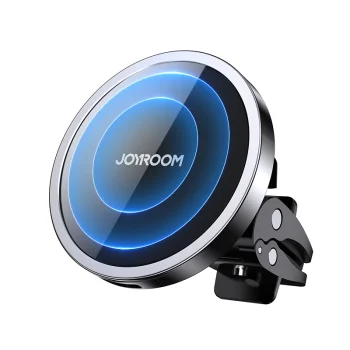 Joyroom JR-ZS240 Magnetic Car Holder with 15W Qi Charger, Black