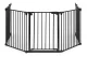 Ecotoys Metal Safety Gate for Children and Pets, 5 Panels, 60 cm, Black