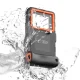 Tech-Protect IPX8 Waterproof Case for 4.7-6.7\" Smartphones, Black/Orange