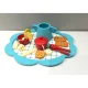 Bakalu Wooden Tea and Coffee Set with Tray, 17 Pieces
