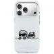 Karl Lagerfeld IML Karl & Choupette MagSafe Case for iPhone 17 Pro, White