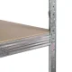 Humberg HR-815 Metal Storage Shelving Unit 222x110x50 cm, Silver