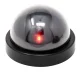 Dummy Dome Security Camera AG78 with LED Indicator, Black