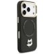 Karl Lagerfeld Big Strap Choupette Metal Logo MagSafe telefona vāciņš maciņs iPhone 17 Pro Max – melns | Phone...