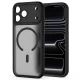 Tech-Protect MagCam MagSafe Case for iPhone 18 Pro / 17 Pro - Matte Black and Red