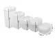 Food Storage Container Set with Airtight Lids, 5 pcs