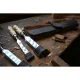 Kirschen Firmer Chisel Set in Leather Case, 12 Pcs.