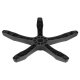 Sofotel Office Chair Replacement Base 320mm, Black and Red