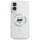 Karl Lagerfeld Samsung Galaxy S25 Edge Case Metal Choupette Head MagSafe, White