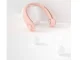 Portable Neck Fan, Rechargeable, 3 Speeds, Pink